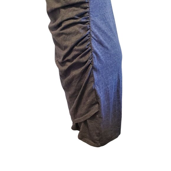 Leith Ruched Heather Gray Sleeveless Tank Bodycon Mini Dress Sz XL - Picture 8 of 12